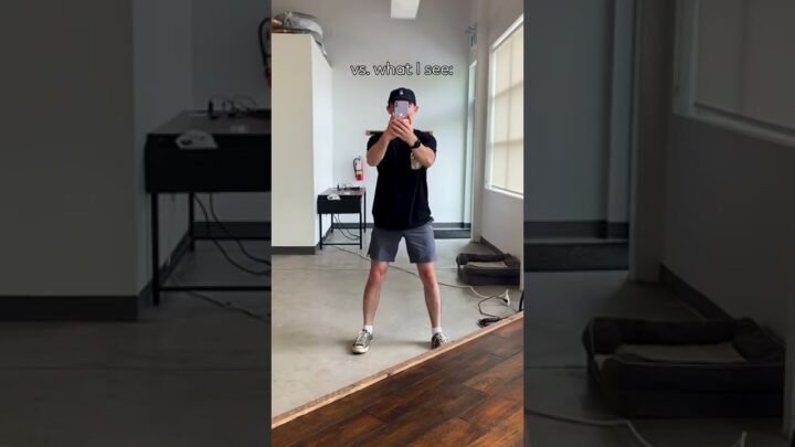 BTS of filming workouts #shorts