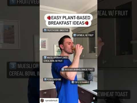 Easy Plant-Based Breakfast Ideas?? #shorts