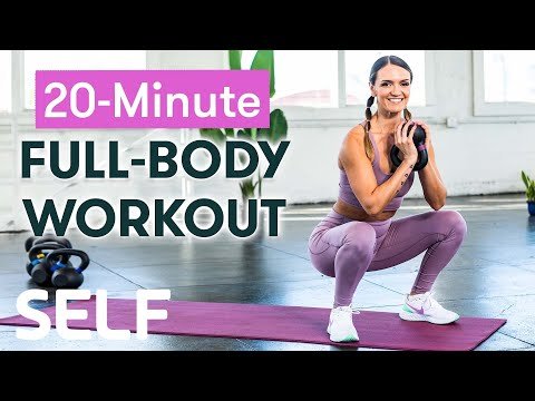 20-Minute Full-Body Kettlebell Workout  Sweat With SELF