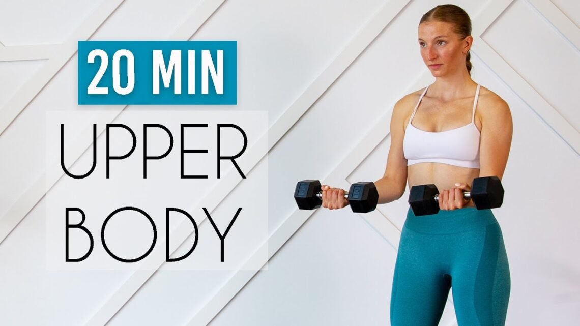 Full UPPER BODY Workout (Tone & Sculpt) – 20 min At Home