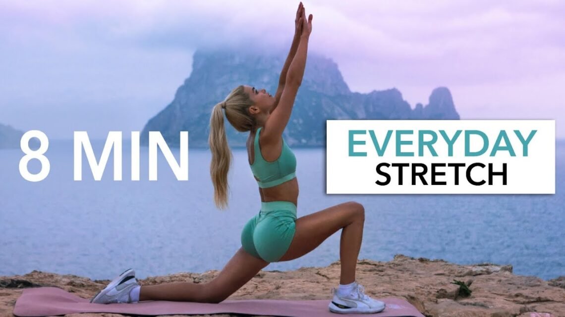 8 MIN EVERYDAY STRETCH – for stiff muscles, after your workout & before bed I Pamela Reif