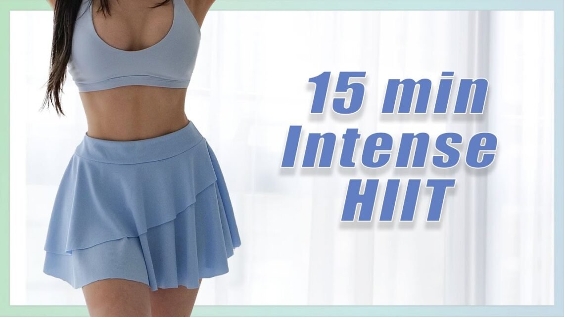 15 min Intense Full Body HIIT Workout – Beginner Friendly