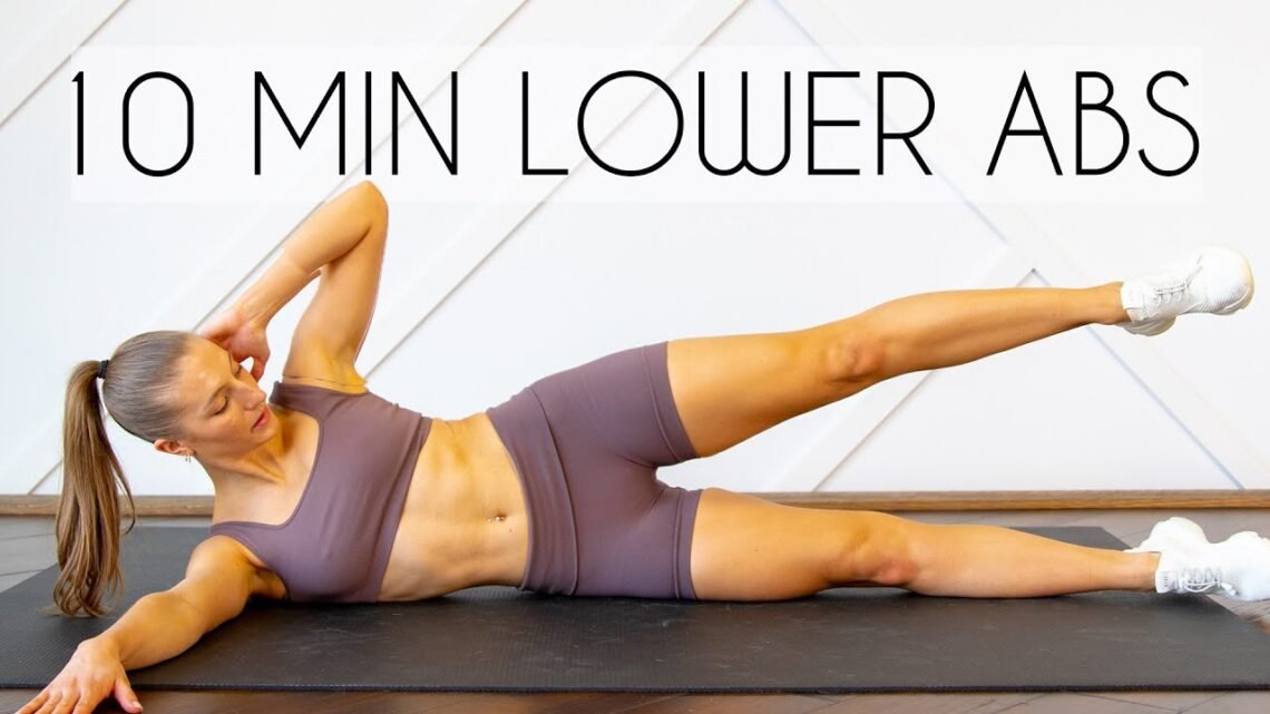 10 MIN LOWER ABS WORKOUT (No Repeat, No Equipment)