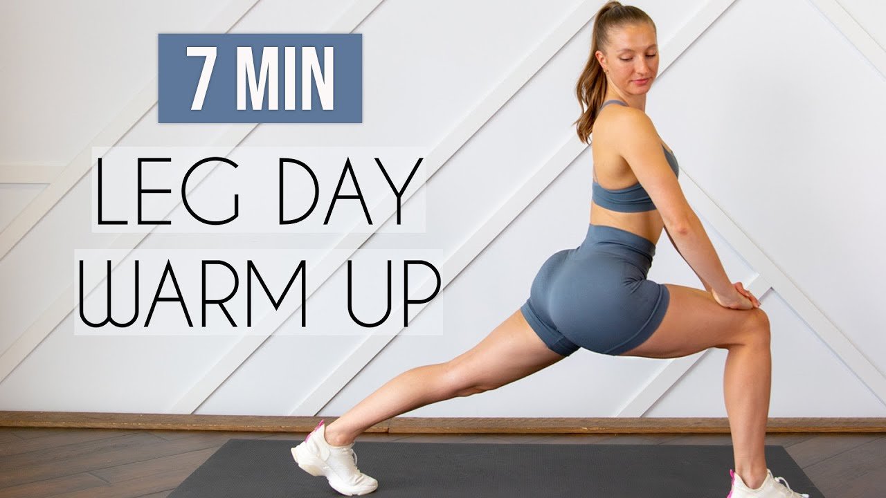 Immortal Routine H LEG DAY WARM UP ROUTINE (dynamic stretching, hip openers, & glute ...