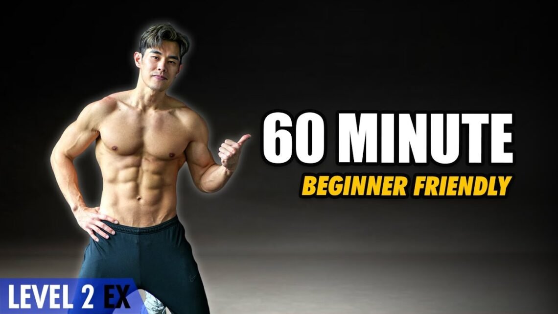 New! Basic 1 Hour Workout  No Gym Fat Burning & Body Strengthening (Level 2-3)