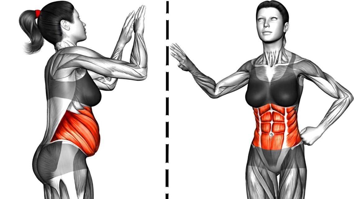 Standing Flabby Stomach Workout Standing Flabby Stomach Workout