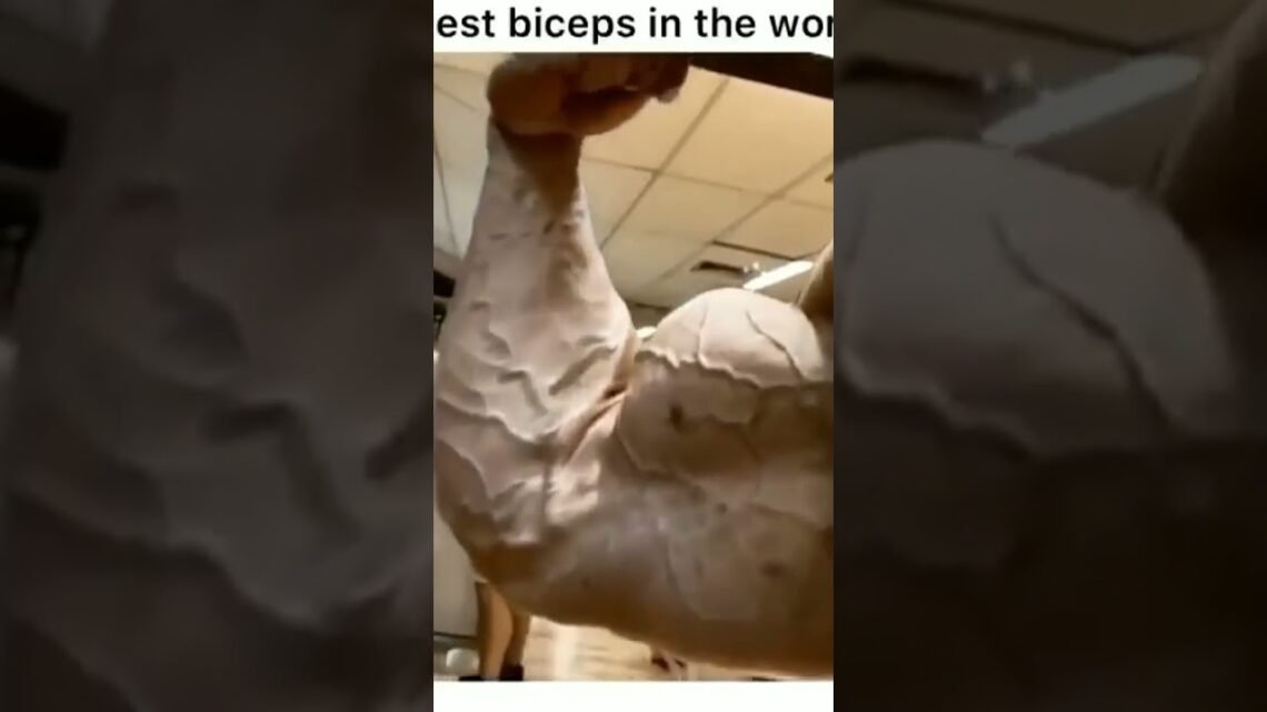 Biggest Bicep ???? In The World ????  Hardwork #youtubeshort #shorts #shortvideos