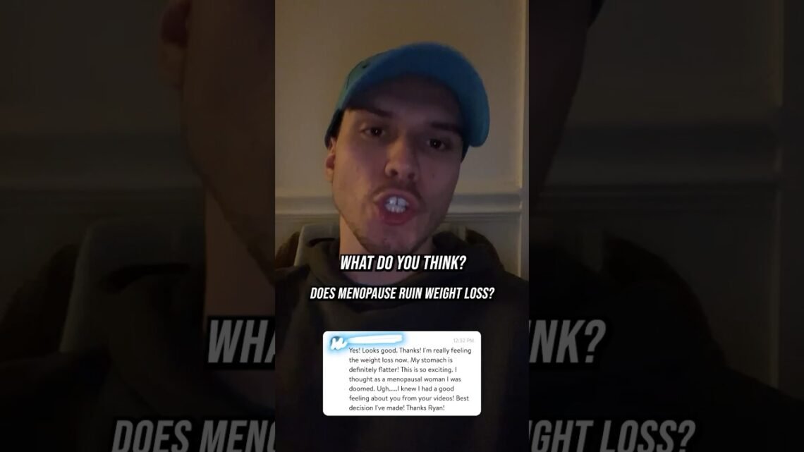 Does menopause RUIN weight loss? #shorts