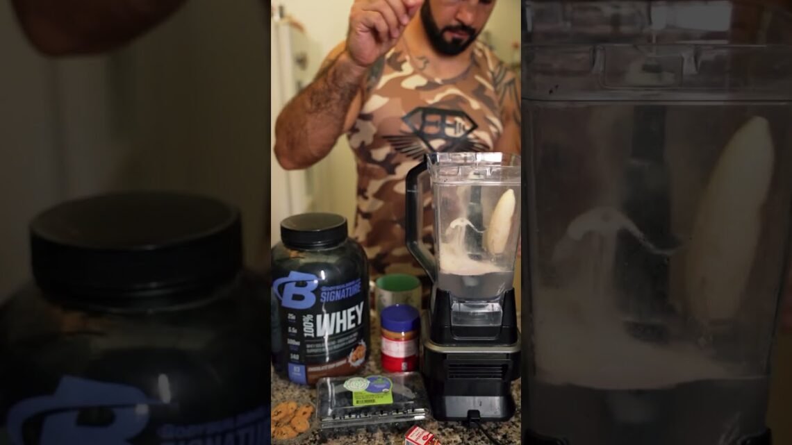 An Irresistible Chocolate Banana Protein Shake
