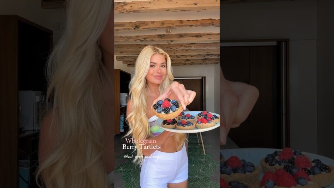 Healthified Berry Tartlets ????210kcal each – so yummy & light for summer! #pamapp