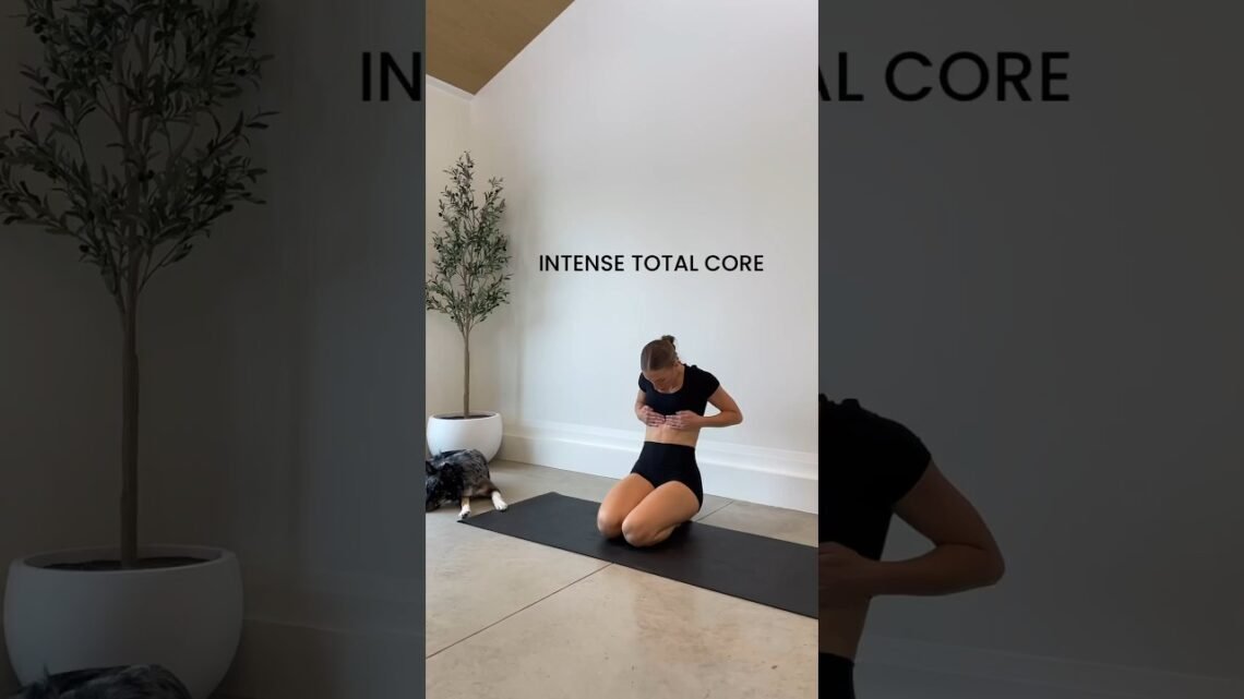 INTENSE TOTAL CORE WORKOUT #shorts