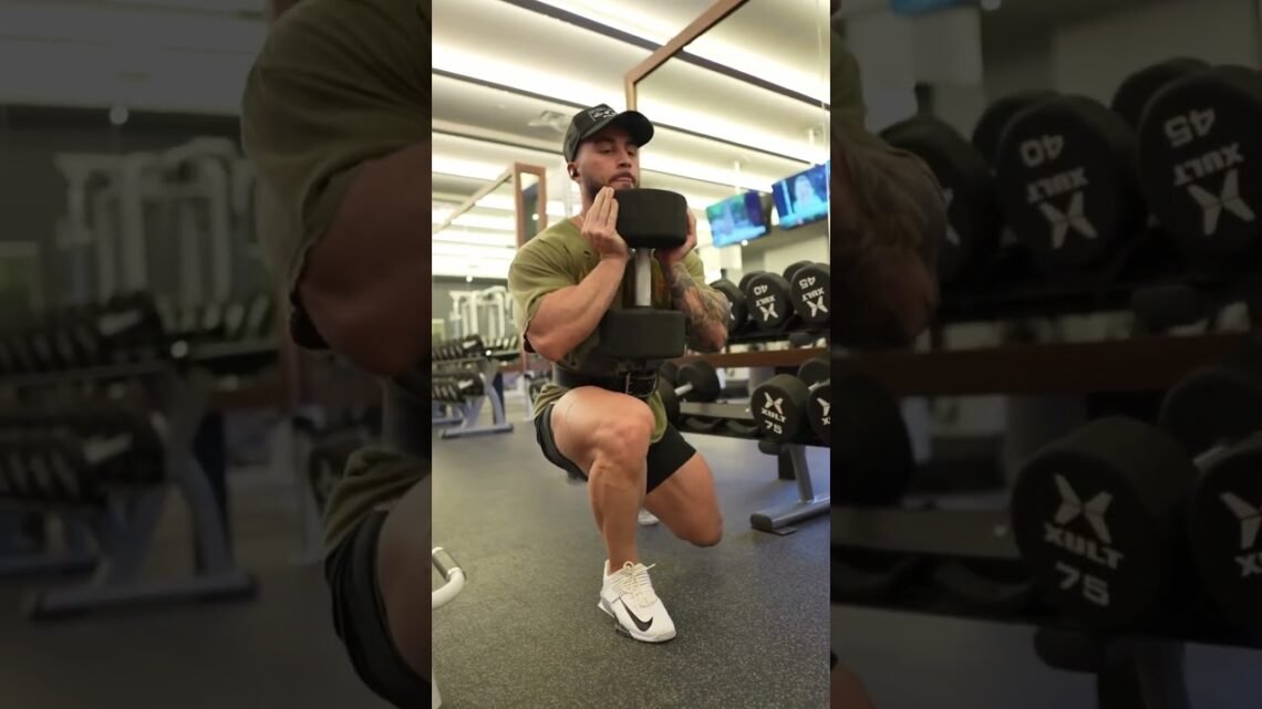 Try This Goblet Squat Variation #squatting #gobletsquat