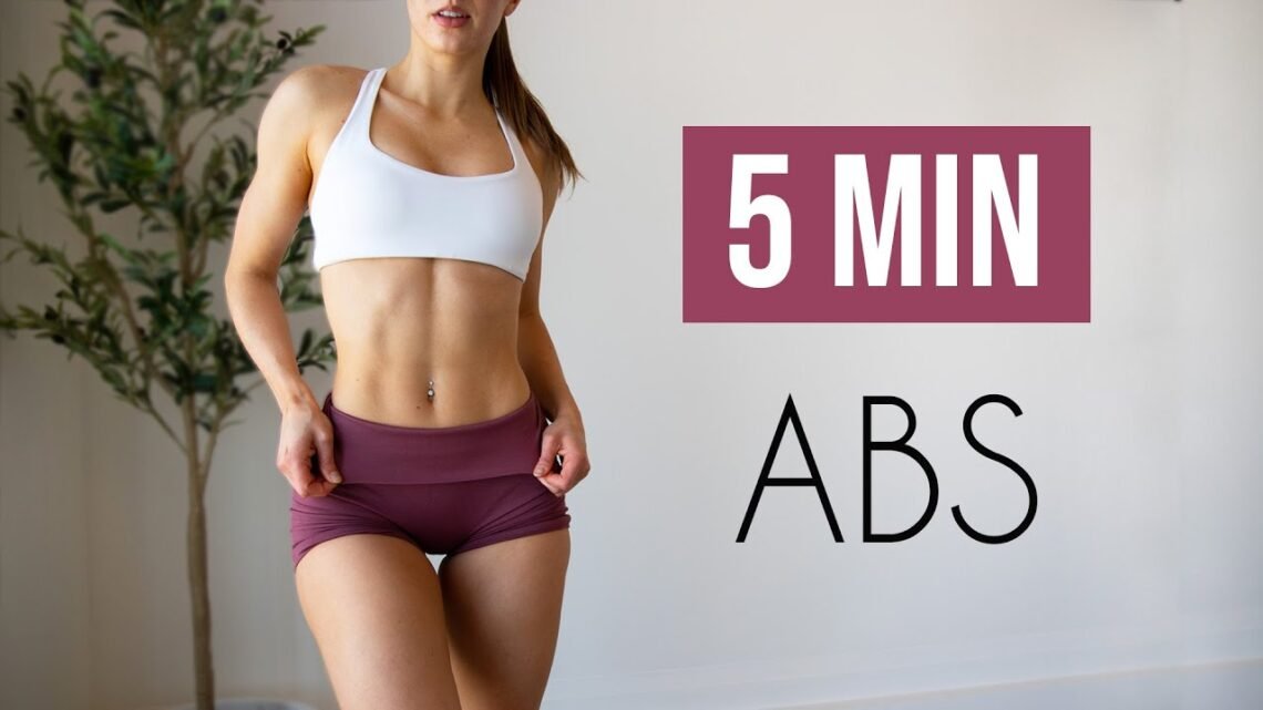 5 MIN AB BLAST – a quick & intense core workout