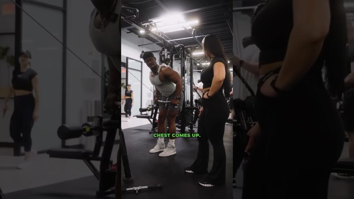 Straight Arm Pulldown Technique #backday #workout