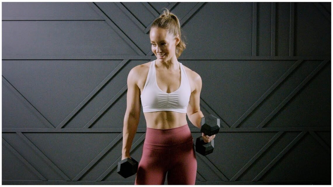 Full Body STRENGTH Workout with Dumbbells (Low Impact/No Jumping)