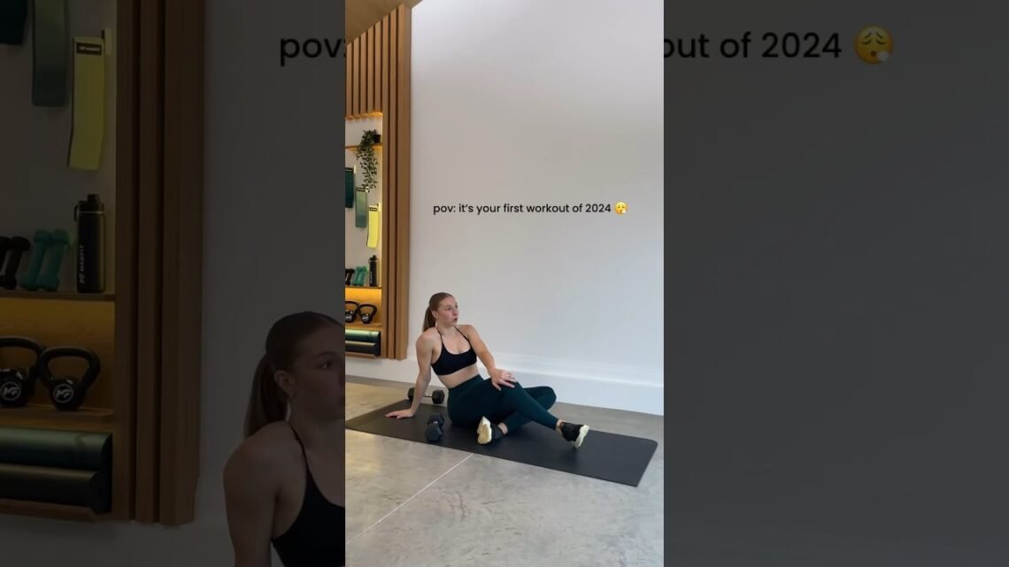 pov: it’s your first workout of the year #fitness