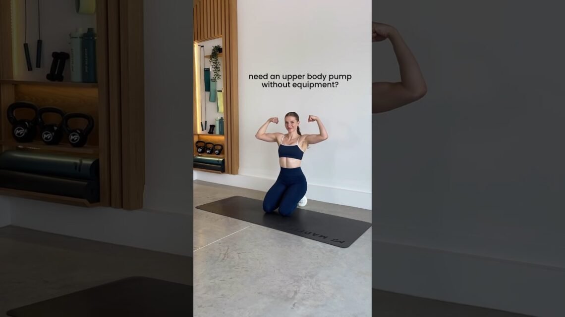 need a quick upper body pump? DO THIS! #shorts