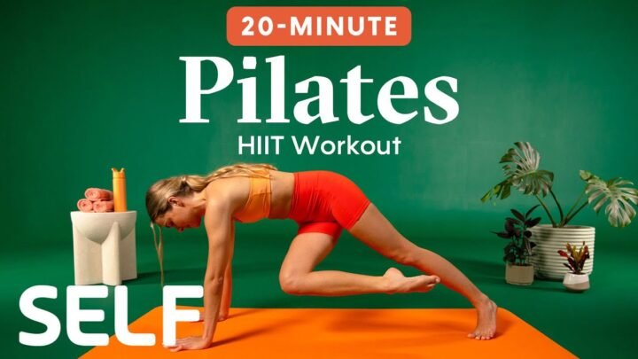 20-Minute HIIT Pilates Workout (No Equipment)  Sweat With SELF