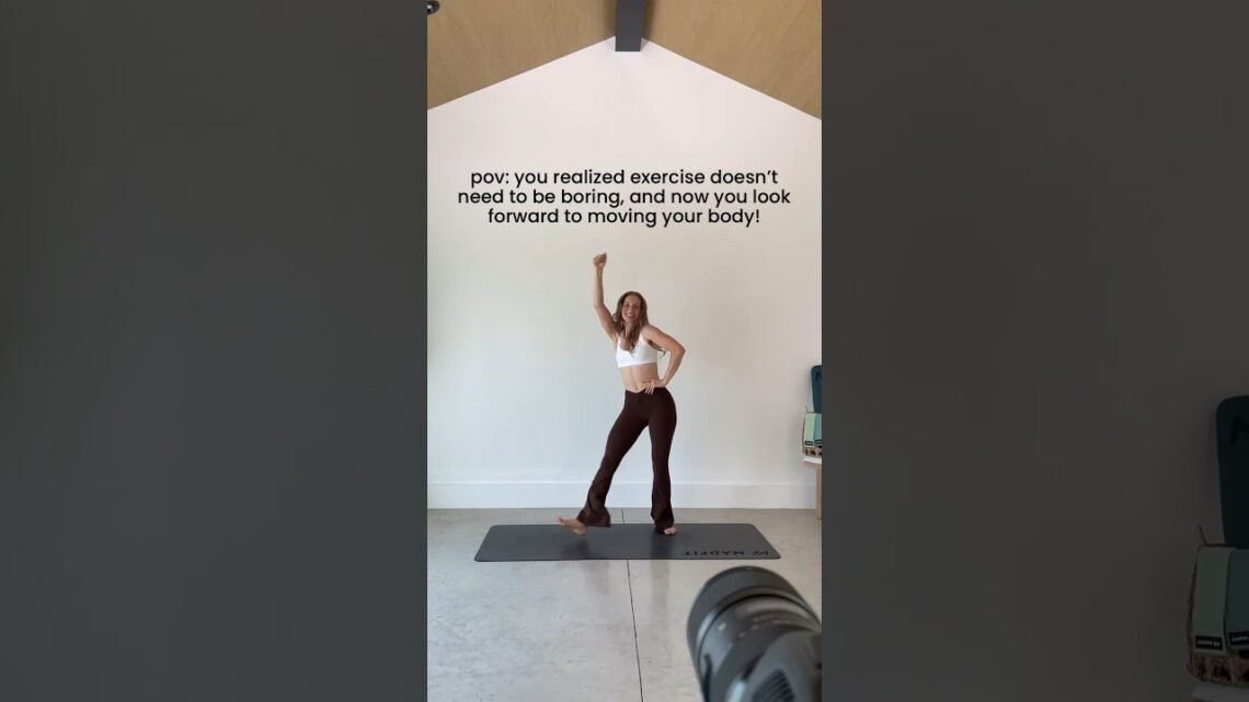 pov: you realized exercise doesn’t have to be boring!