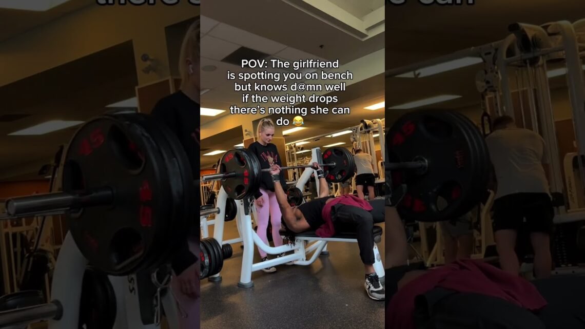 Just There For Moral Support IG: dreadheadbeny #gymhumor #relatable  #benching