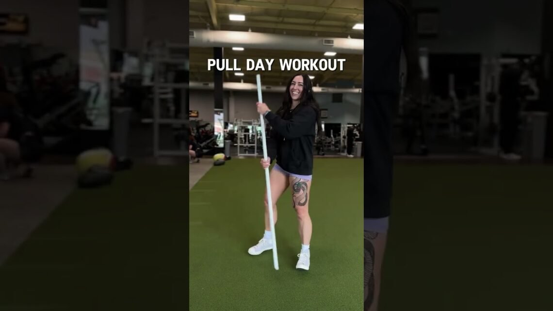 Pull Day Workout IG: themelinajones #workout #fitness #upperbody #gymmotivation #lift #weightlifting