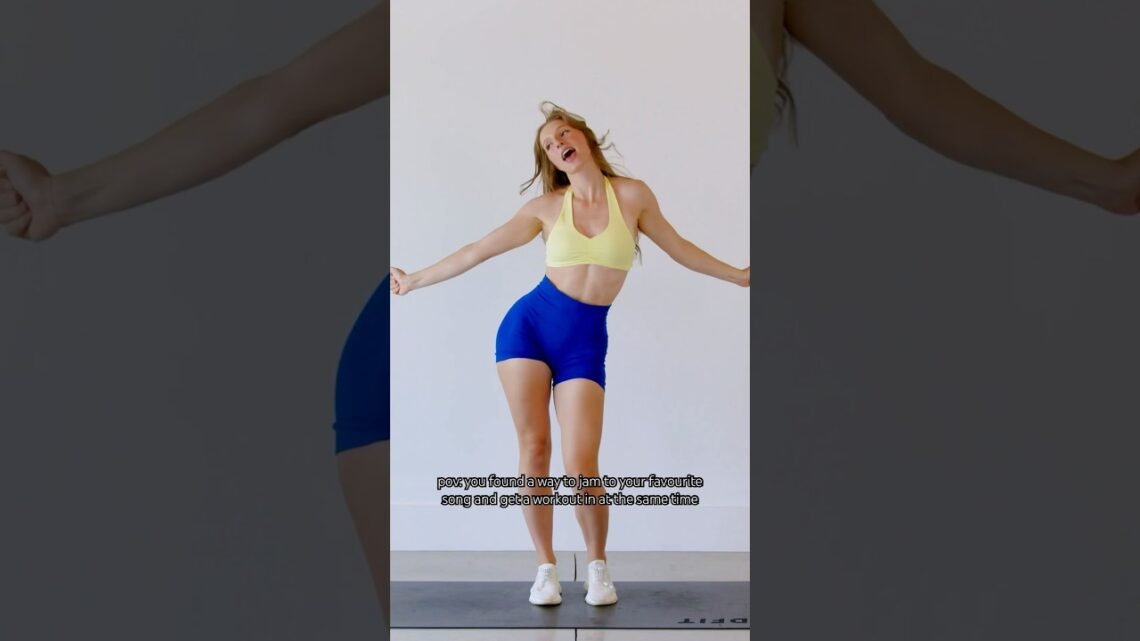 pov: you found a way to jam to your favourite song and workout again the same time