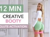 12 MIN CREATIVE BOOTY – magic Glute Activation I knee friendly, no fire hydrants, no squats