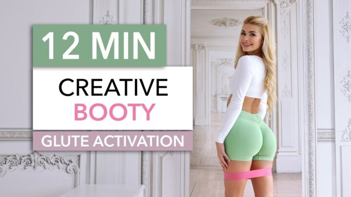 12 MIN CREATIVE BOOTY – magic Glute Activation I knee friendly, no fire hydrants, no squats