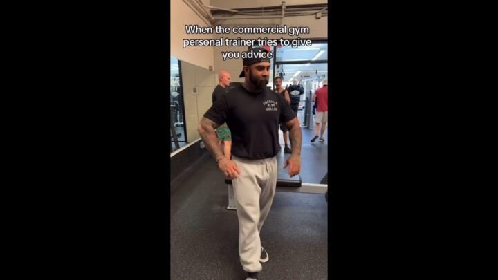 When The Commercial Gym Personal Trainer Gives Advice IG: johnny_tsunami americanbluecollar_ #funny