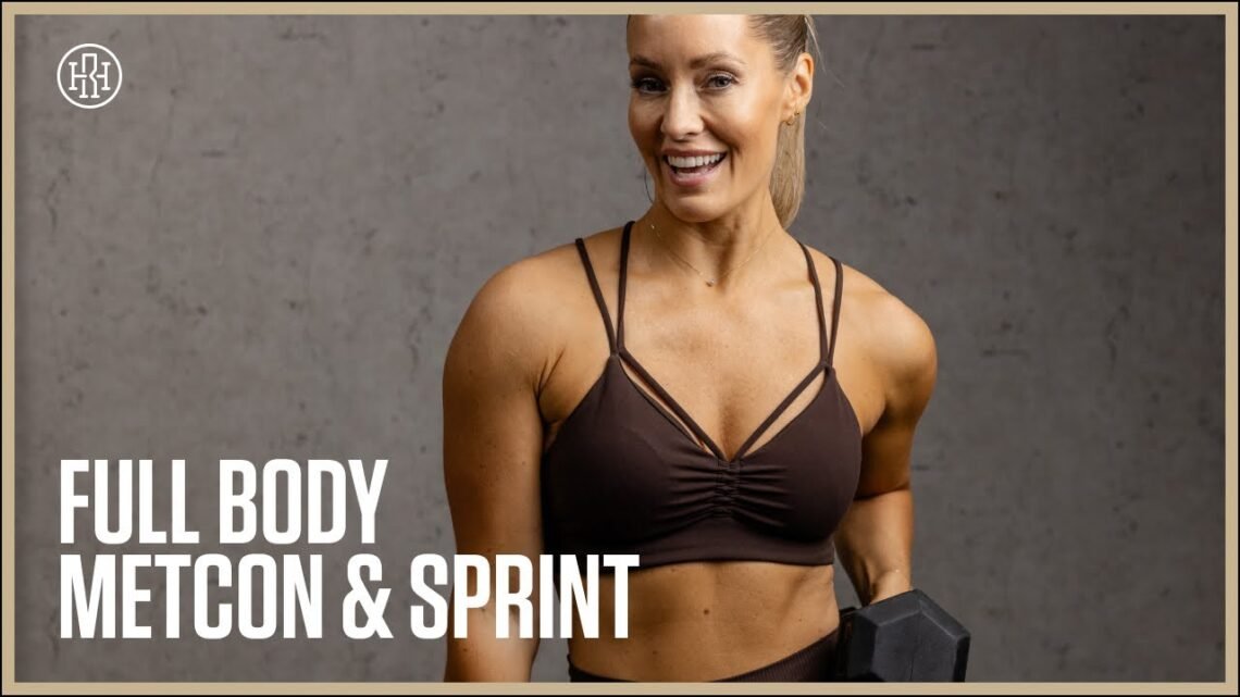 37MIN Full Body MetCon + Sprint// Day 13: HR12WEEK 5.0