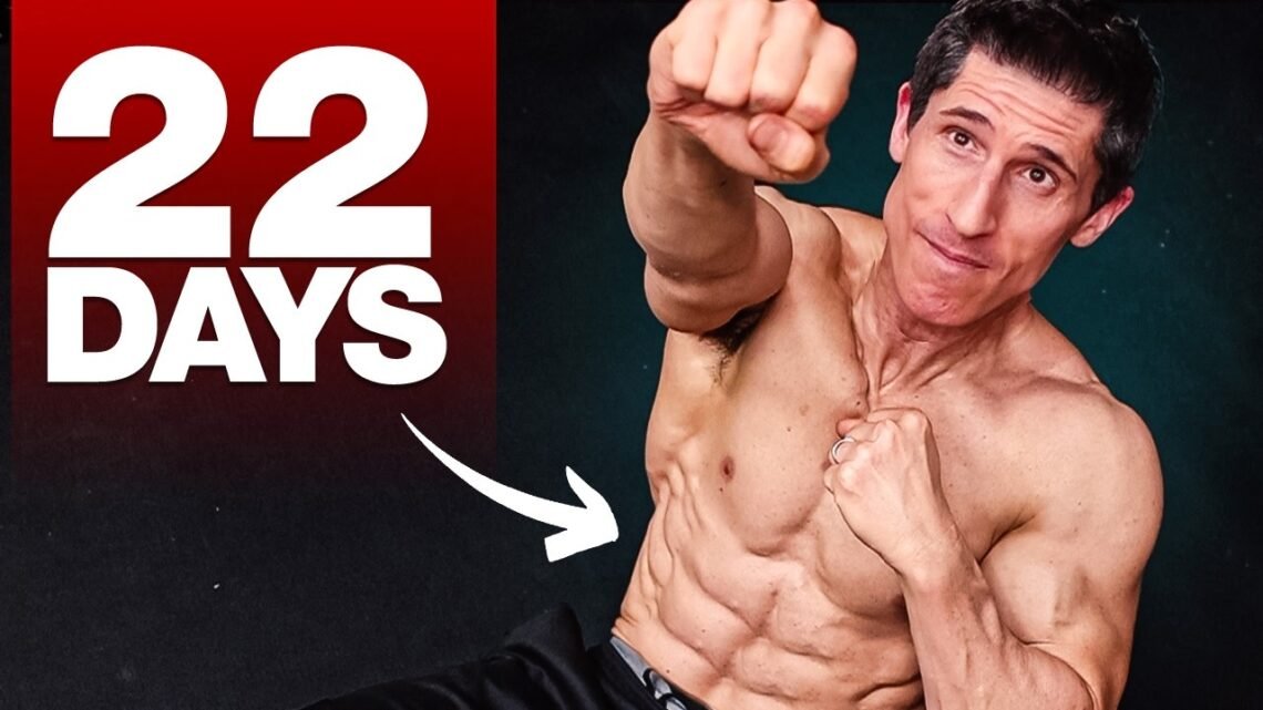 Get “6 Pack Abs” in 22 Days! (DIET  WORKOUT)