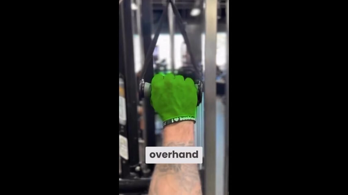 Different Tricep Pushdown Grips