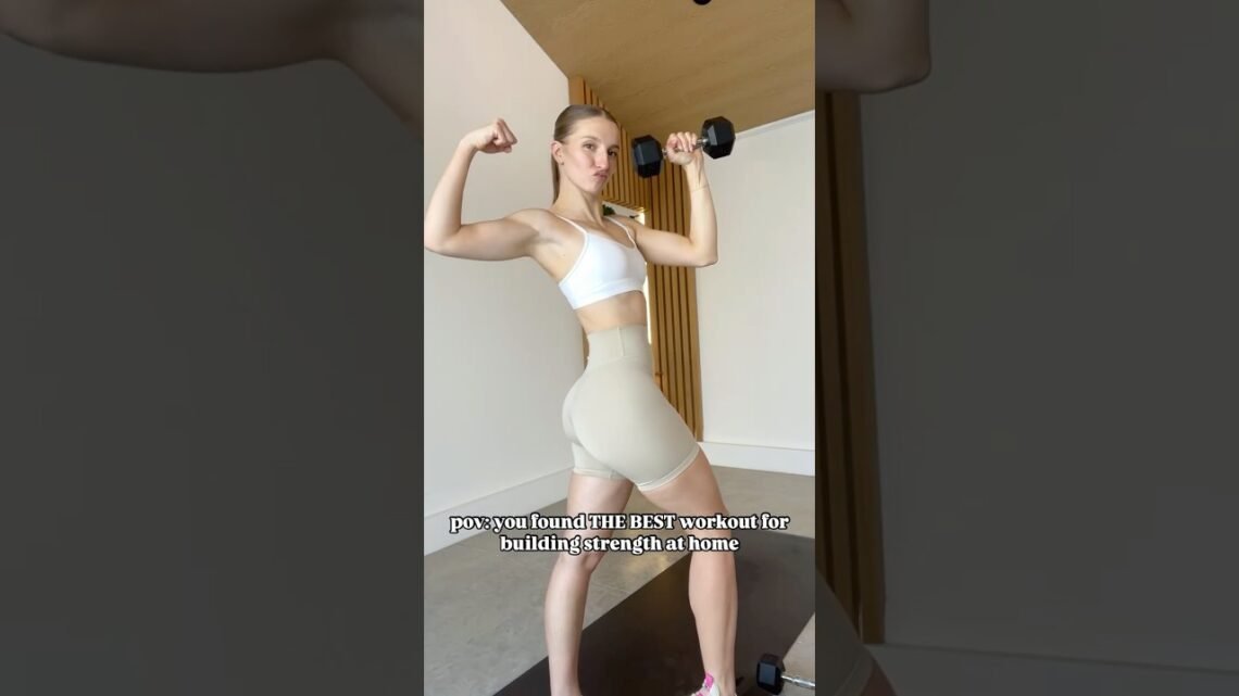 when you find the BEST AT HOME strength workout!