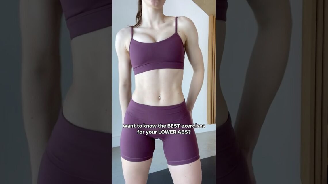 The BEST lower abs exercises! #fitness