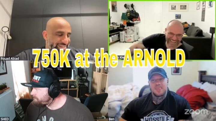 750k ARNOLD CLASSIC!  Fouad Abiad, James Hollingshead, Ben Chow & Stefan Kienzl  BB&B LIVE