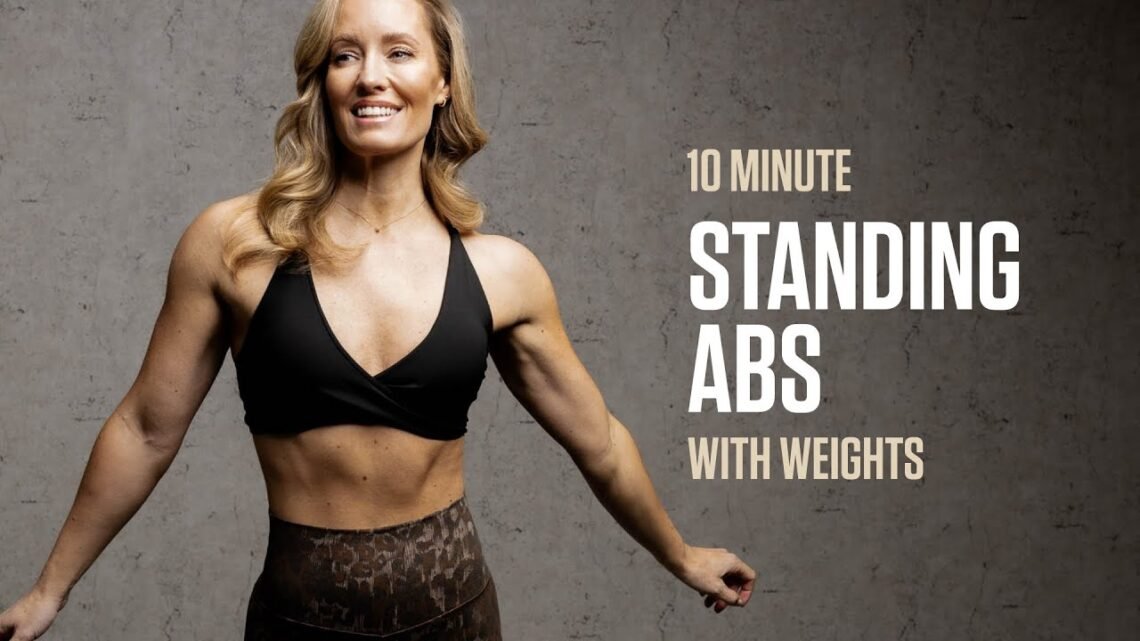 10MIN Standing Abs Workout with Weights 10MIN Standing Abs Workout with Weights