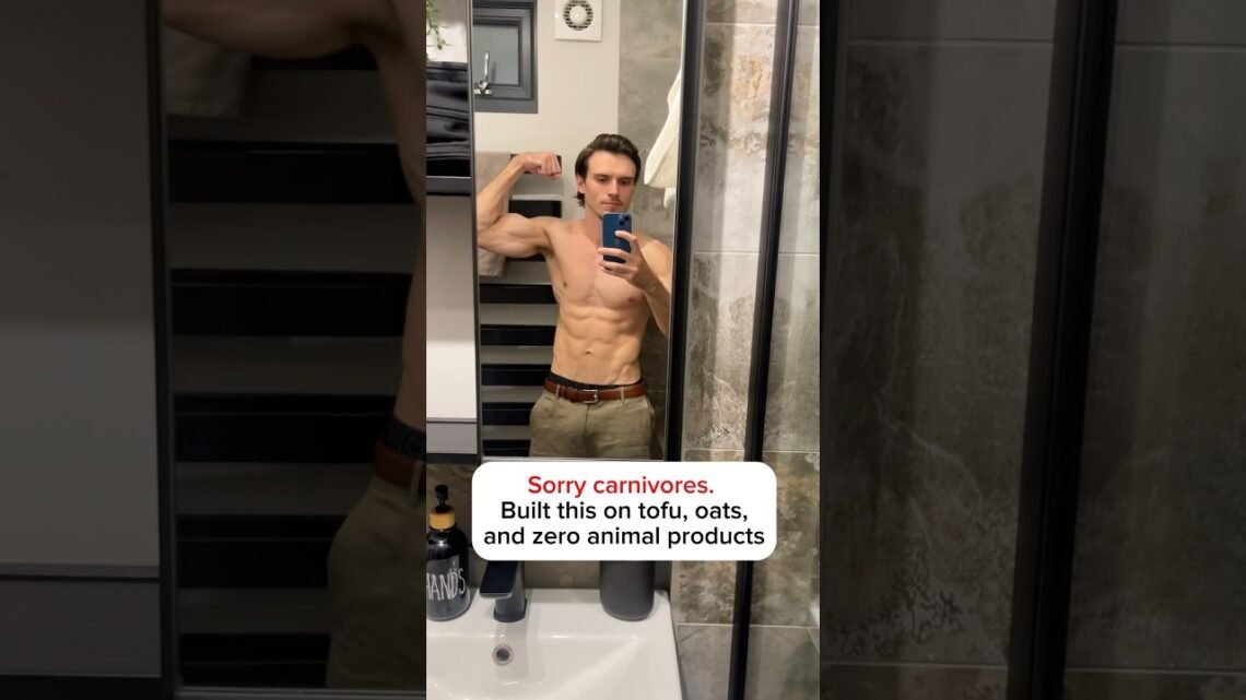 Built This Vegan Physique with Zero Meat 💪🌱 #VeganFitness #PlantBased #VeganMuscle