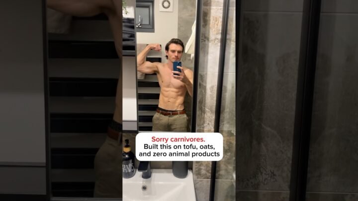 Built This Vegan Physique with Zero Meat 💪🌱 #VeganFitness #PlantBased #VeganMuscle