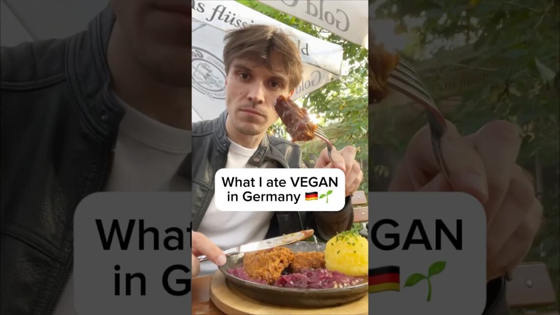 Unreal VEGAN food in Germany! #vegan #vegantravel #veganfood