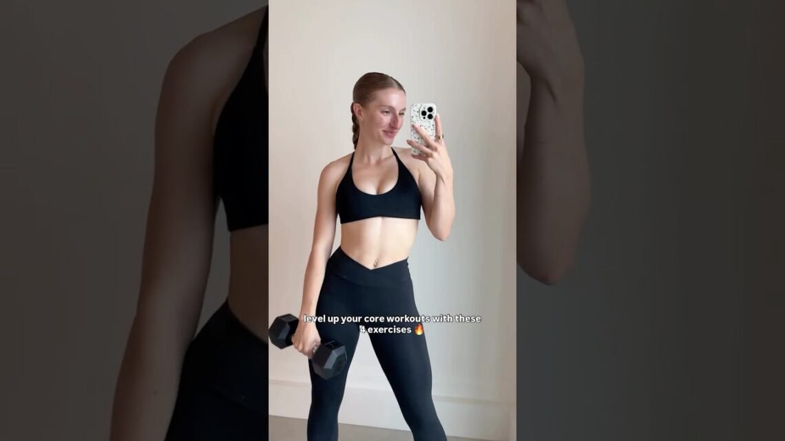level up your core workouts with THESE 4 EXERCISES! #fitness