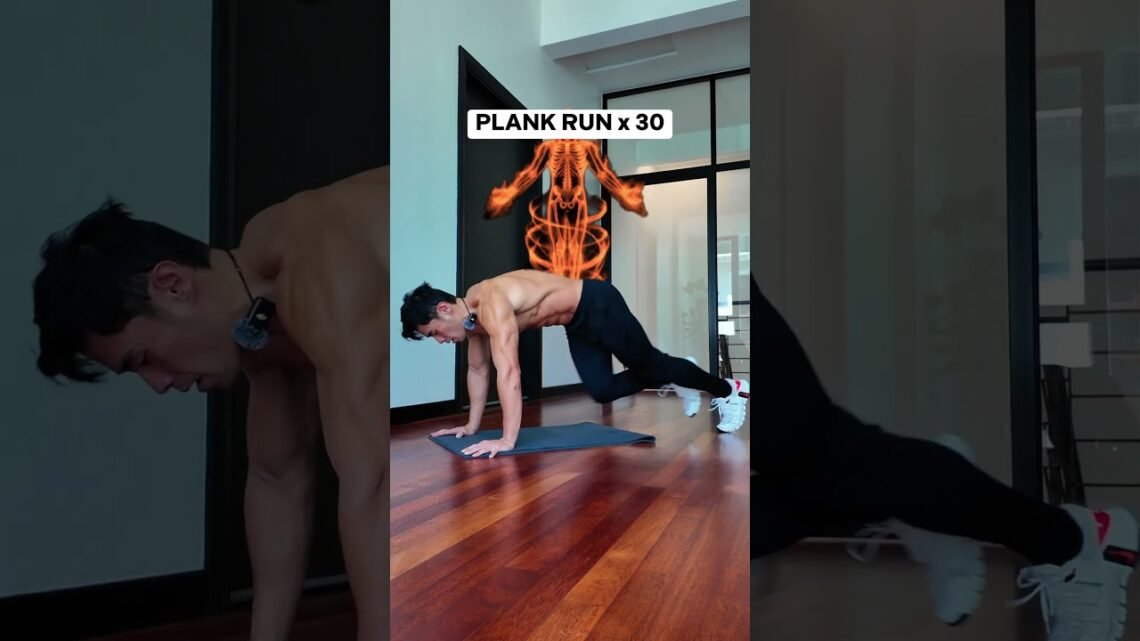 Planks routine. Abs and cardio covered!