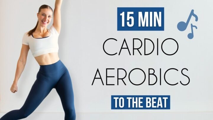 15 MIN CARDIO AEROBICS – Move To The Beat (All Standing, Low Impact)
