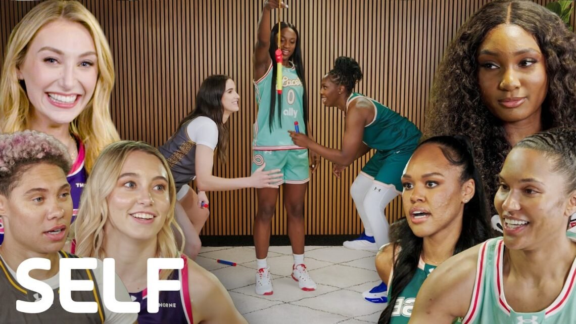 Pro Basketball Players Compete in an Arcade Battle (Paige Bueckers, Alyssa Thomas & More)  SELF