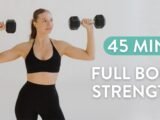 45 MIN FULL BODY STRENGTH WORKOUT  (MadFit App Sculpt and Strength Program)
