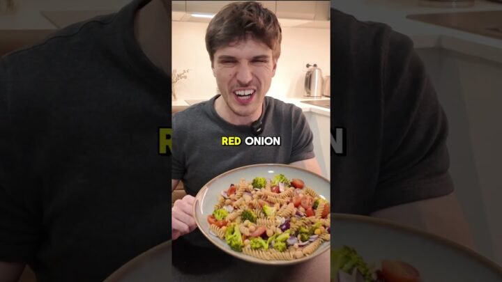 Easy Vegan Chickpea Pasta Salad I’m Hooked On! #plantbased #vegandiet