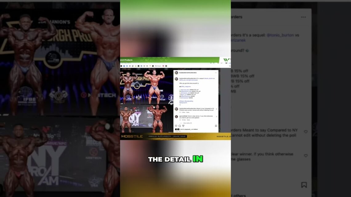 Bodybuilding Judging REVEALED: Hakeem vs. Krizo! #shorts