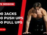 (Live) 300 Jacks, 200 Push Ups, 100 Pull Ups