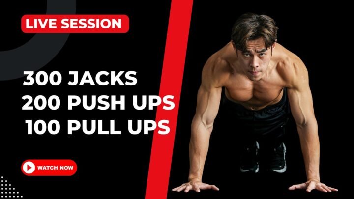 (Live) 300 Jacks, 200 Push Ups, 100 Pull Ups