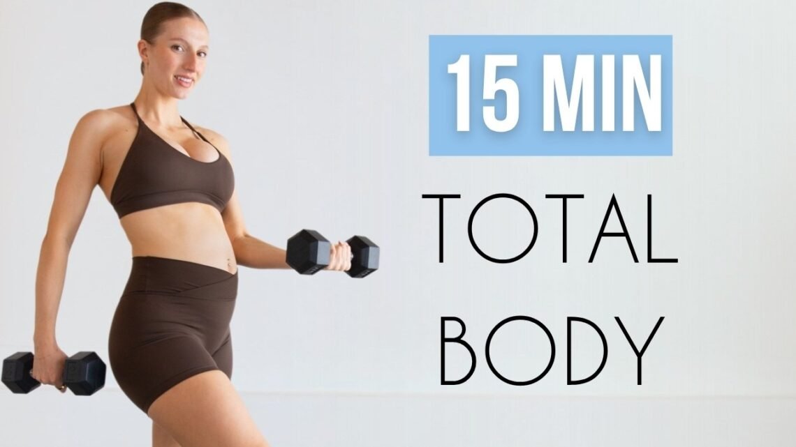 15 MIN Full Body Strength Workout  Pregnancy Friendly
