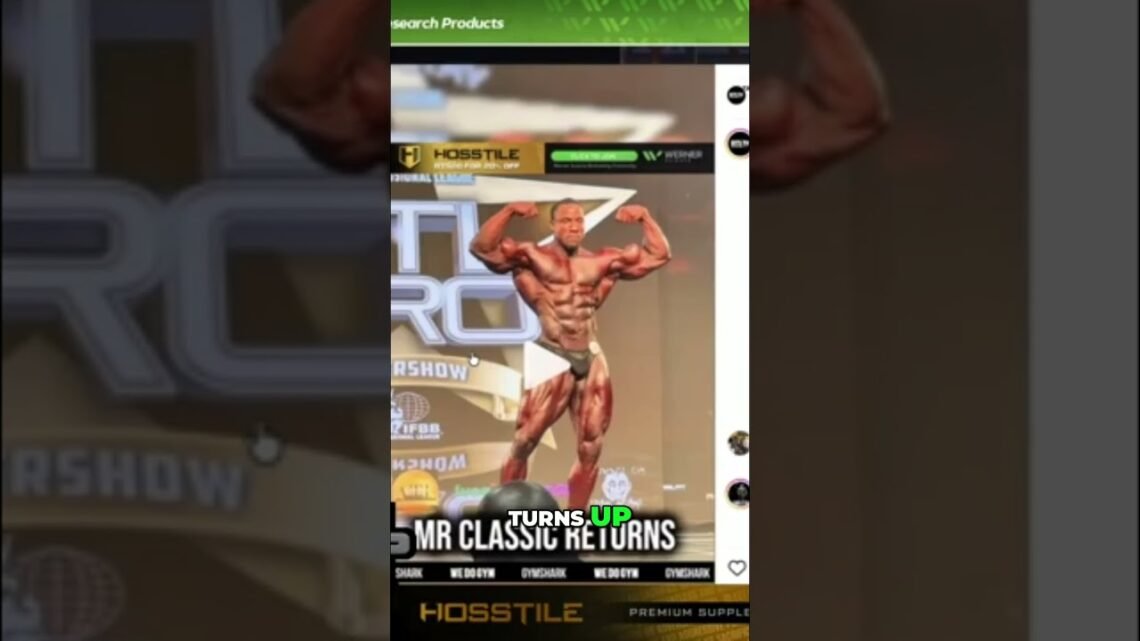 IFBB Pro Disappears, Returns with NEW Physique Strategy! #shorts